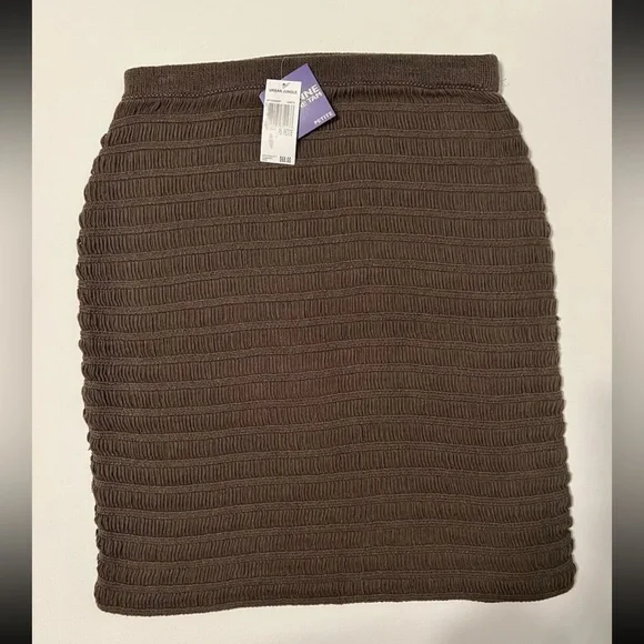 NWT Vivienne Tam Womens Petite PS S Urban Jungle Sweater Mini Skirt Earth Green - Picture 4 of 10